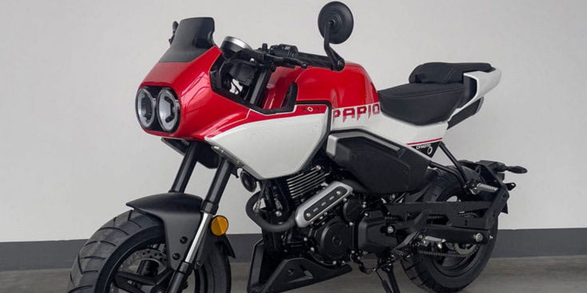 本田猴殺手?CFMOTO Papio XO-1 雙圓燈半罩復古小車曝光