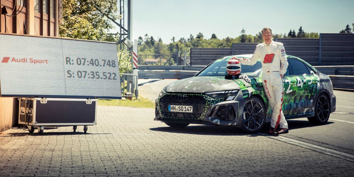 Audi RS3奪下最速Compact Car頭銜!紐伯林成績7:40.748!