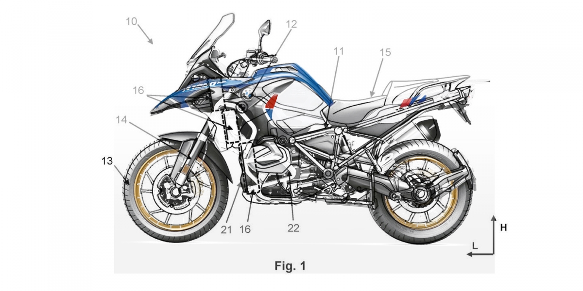 電動小翅膀?BMW Motorrad 自適應空力套件專利曝光!