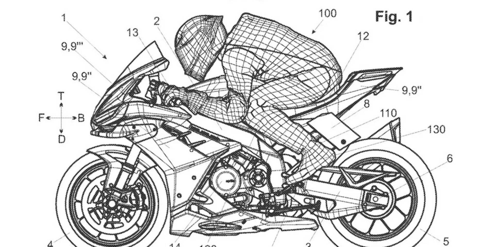 空力大戰新篇章！Aprilia 申請「腿部整流罩」專利，RSV4 車尾也要長翅膀了？