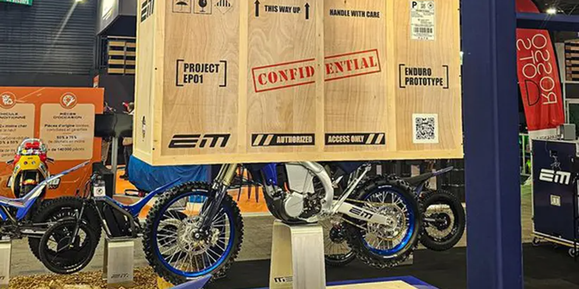 Yamaha WR-F 改成電動版？Electric Motion EP01 電能林道概念車現身