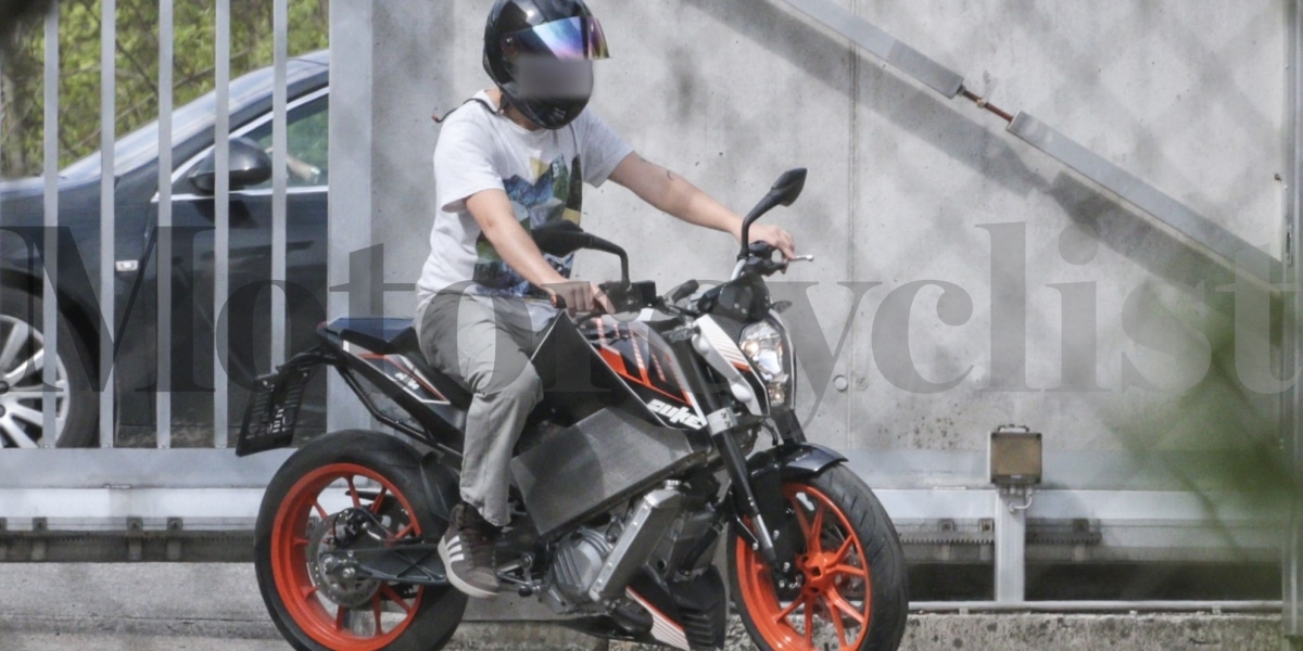 KTM DUKE電動測試車捕獲!