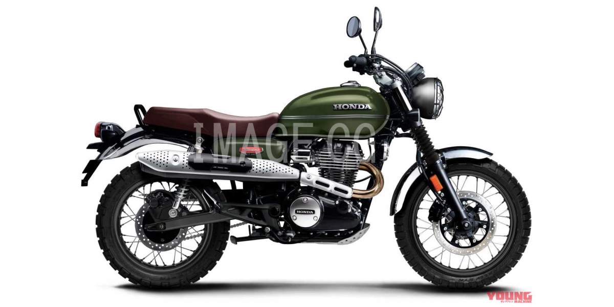 HONDA H'ness CB350 Scrambler/Cafe Racer 衍生車明年夏天發表?