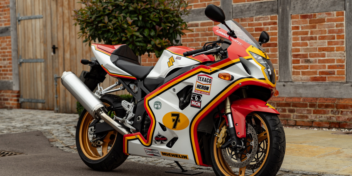 紀念當代傳奇車手Barry Sheene!全球限量50台Suzuki GSX-R750 K5以新台幣45萬元競標售出