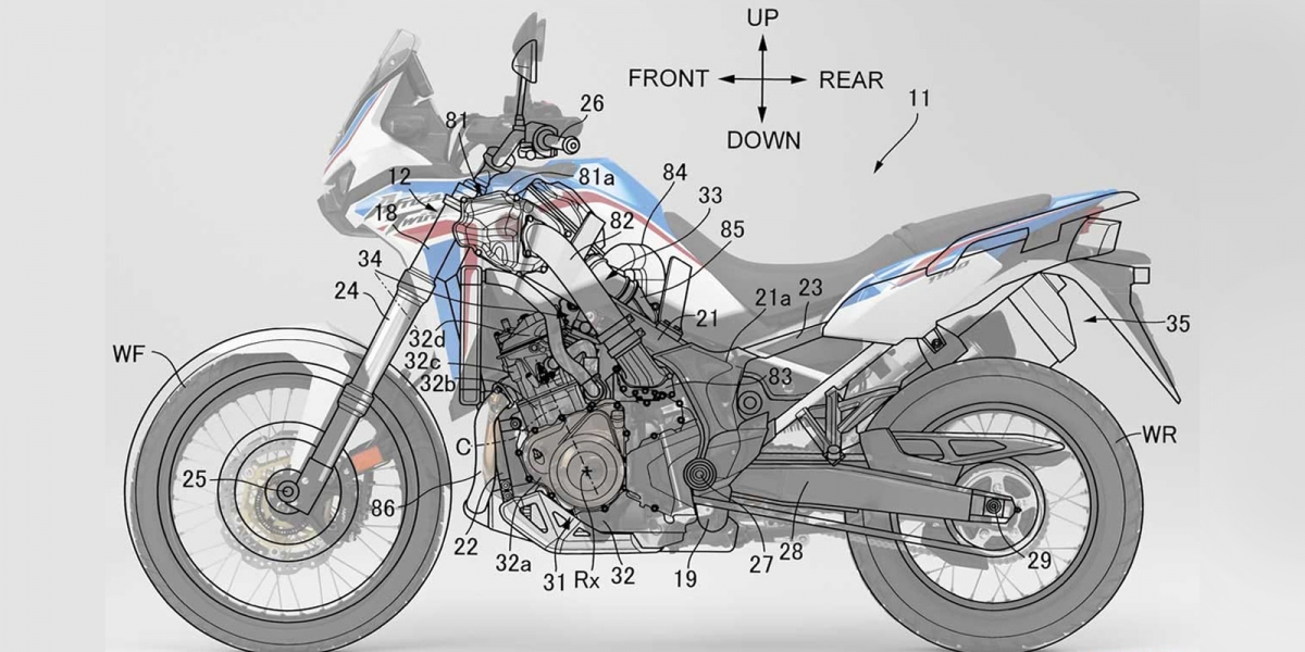 機械增壓非洲雙?HONDA AFRICA TWIN 增壓引擎專利曝光