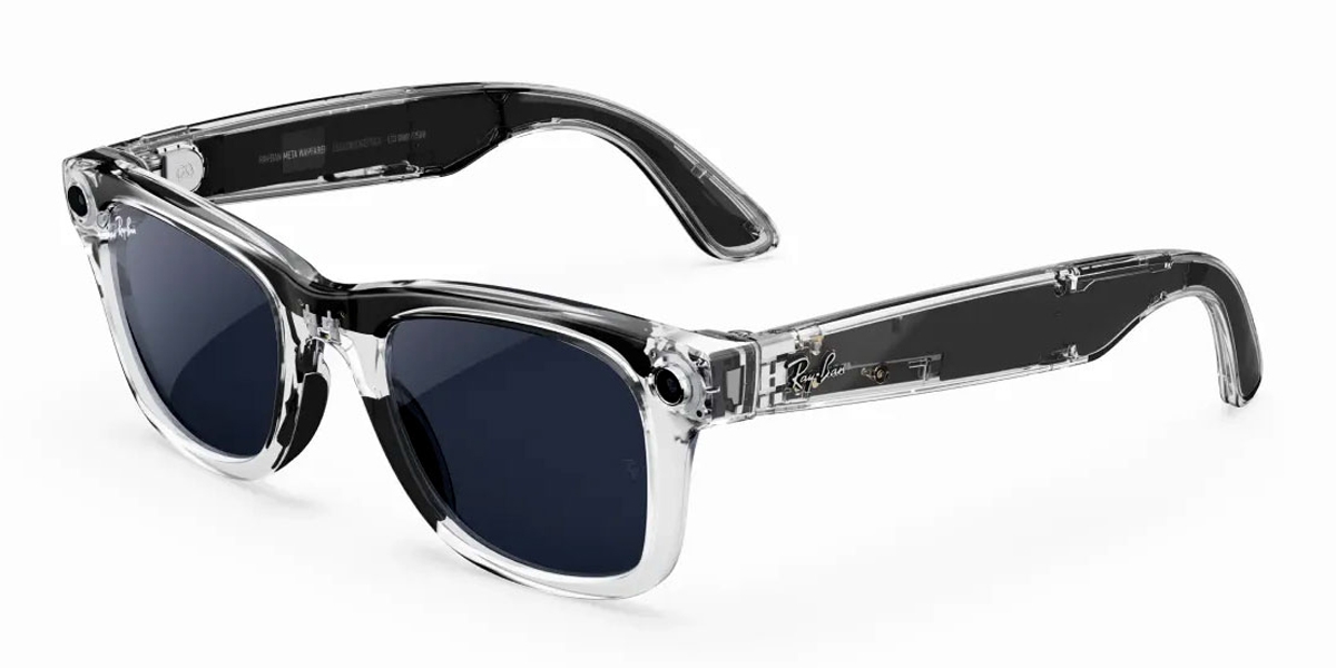 Ray-Ban 與 Meta 聯手,推出全新透明款 AI 智慧眼鏡,讓科技潮流隨身攜帶!