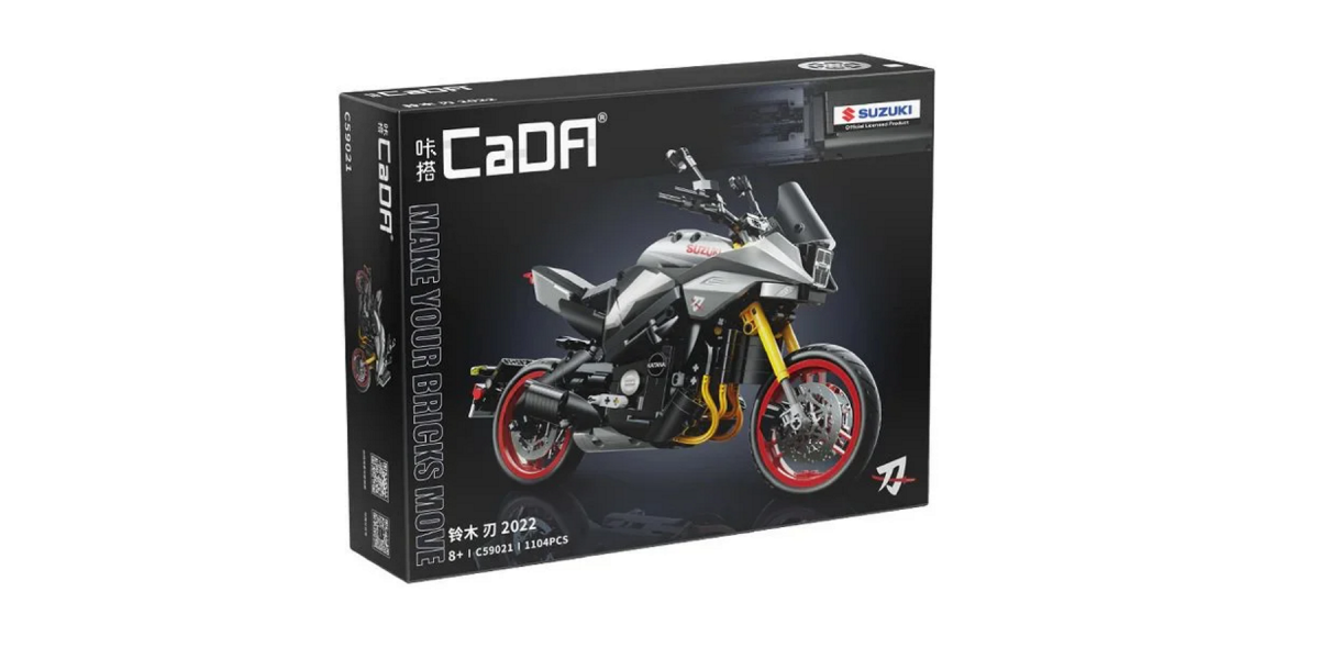 精準還原車身細節!CaDA Bricks推出1:6比例2022年式Suzuki Katana