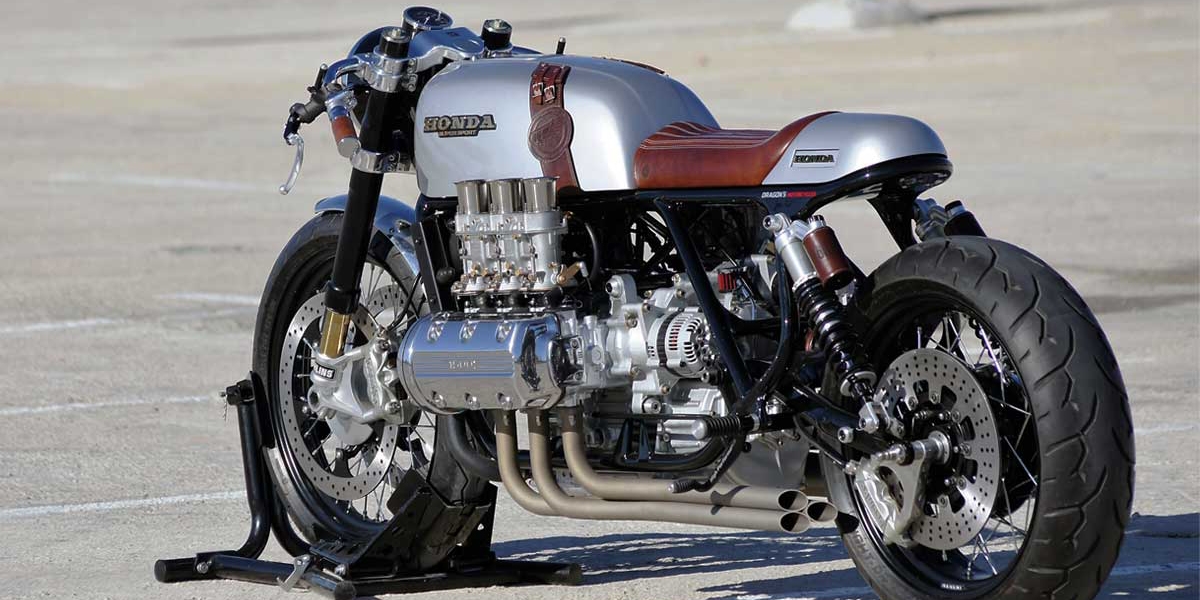 特大杯六缸咖啡。HONDA「GOLDWING Cafe Racer」by.Dragon's Motorcycles