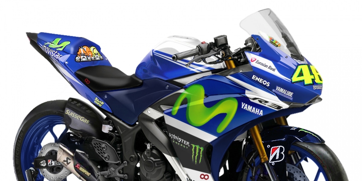 YAMAHA R3 Rossi塗裝