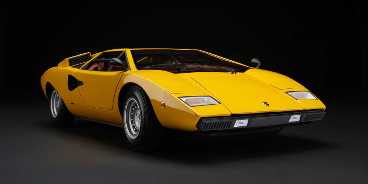 售價超過新台幣60萬元!Amalgam 1974 Lamborghini LP400 1:8模型現正販售中