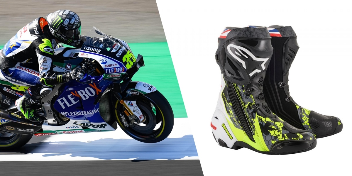 英國車手Cal Crutchlow賽事塗裝!Alpinestars Supertech R 限量車靴海外發售