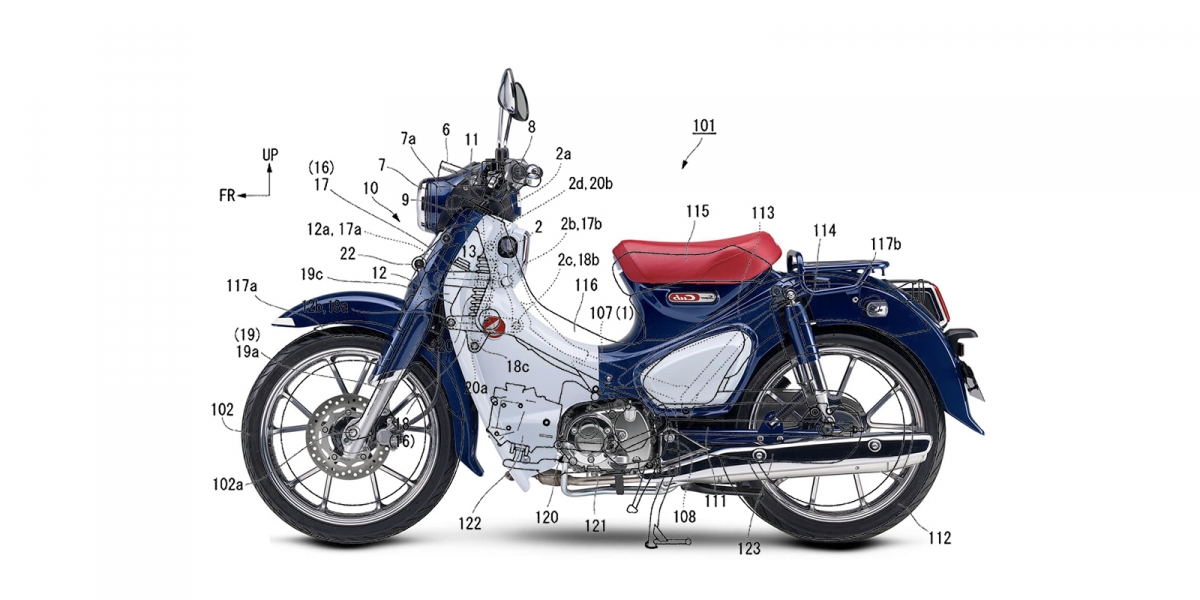 雙A臂懸吊移植SUPER CUB?HONDA最新專利曝光!