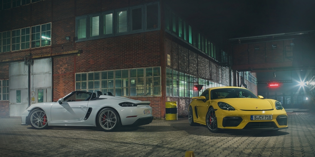 官方新聞稿,全新Porsche 718 Cayman GT4與718 Spyder熱血登場!