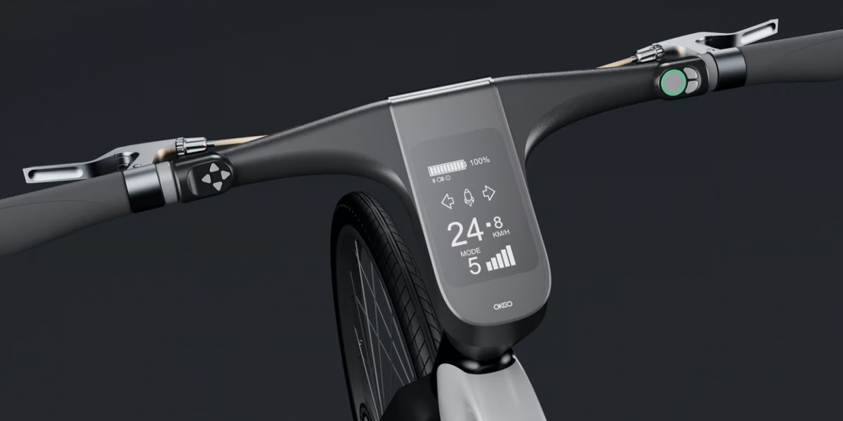 OKGO Smart E-Bike,搭載智慧儀表、雲端連線,能指紋、臉部辨識解鎖的電動腳踏車!