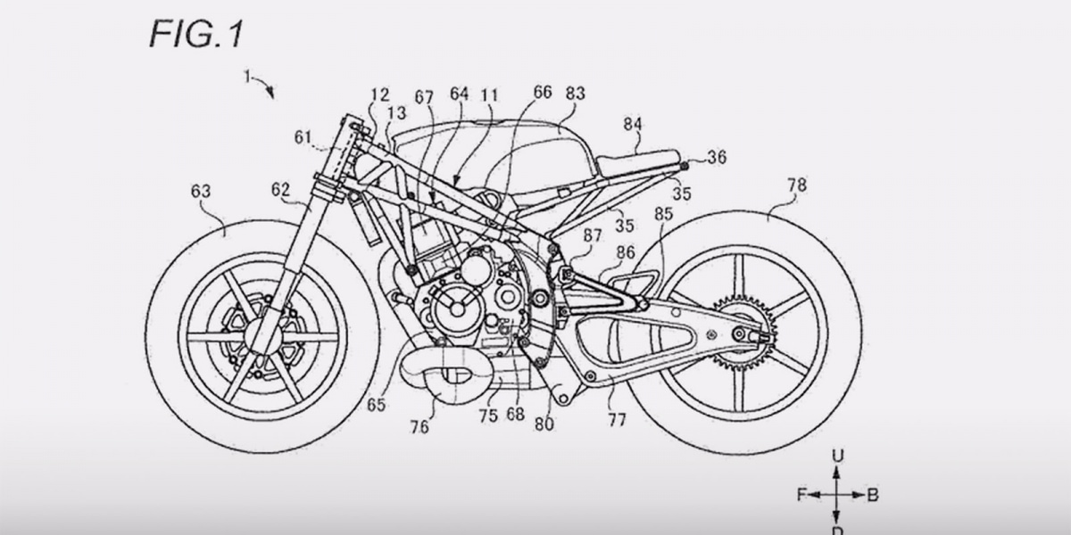 動作頻頻,SUZUKI復古風格車款專利圖流出,同時還有新引擎放置專利