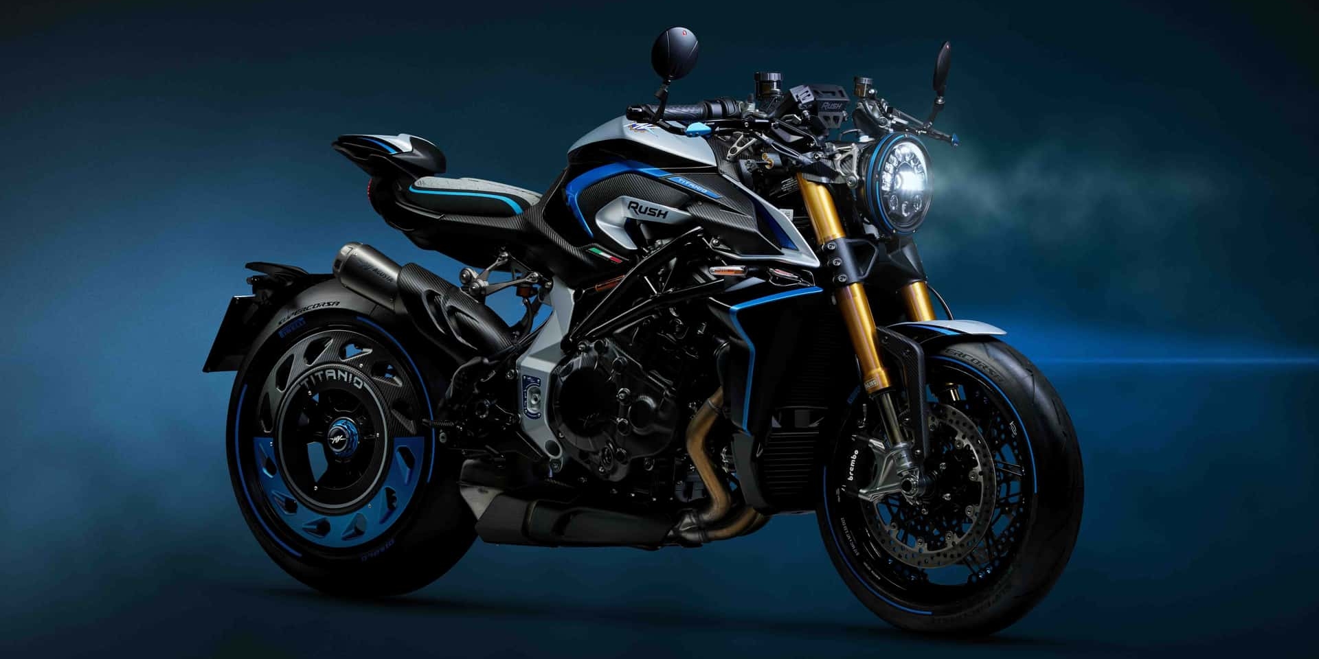 鈦強大！MV Agusta Rush Titanio 限量發表：203 匹馬力的移動藝術品！