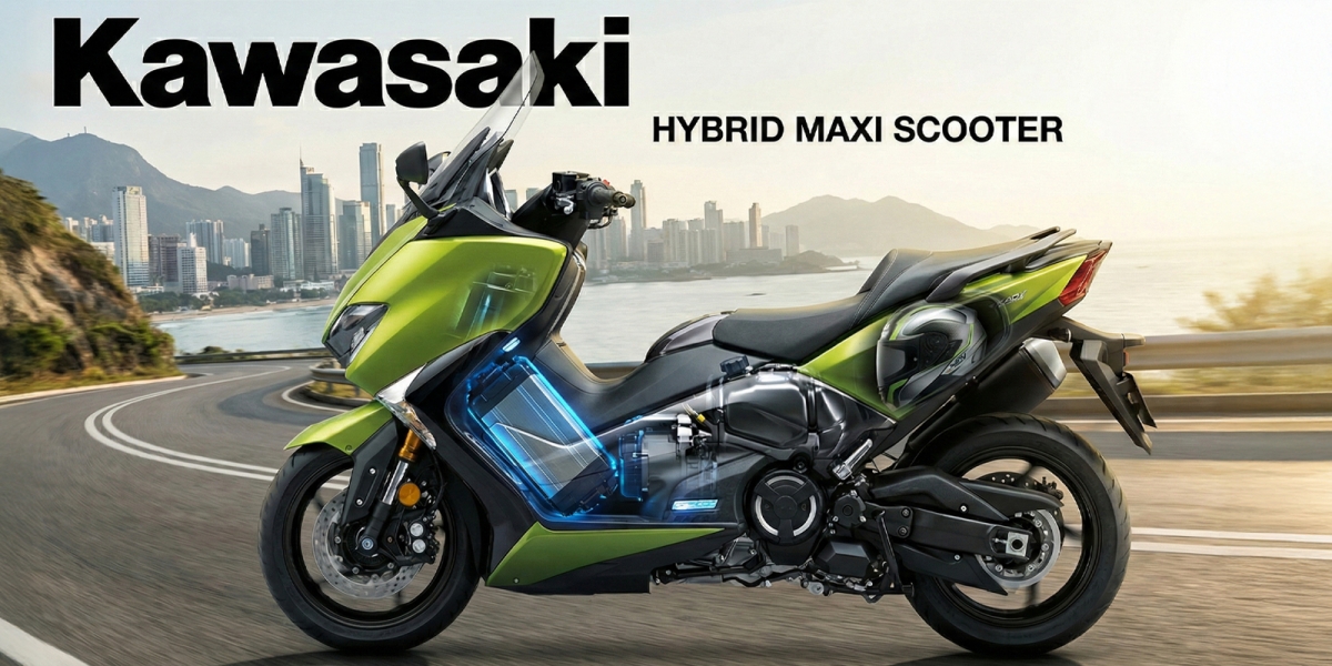 置物空間終於有救了？Kawasaki 專利曝光，把 Ninja 7 Hybrid 油電塞進「大羊」裡！