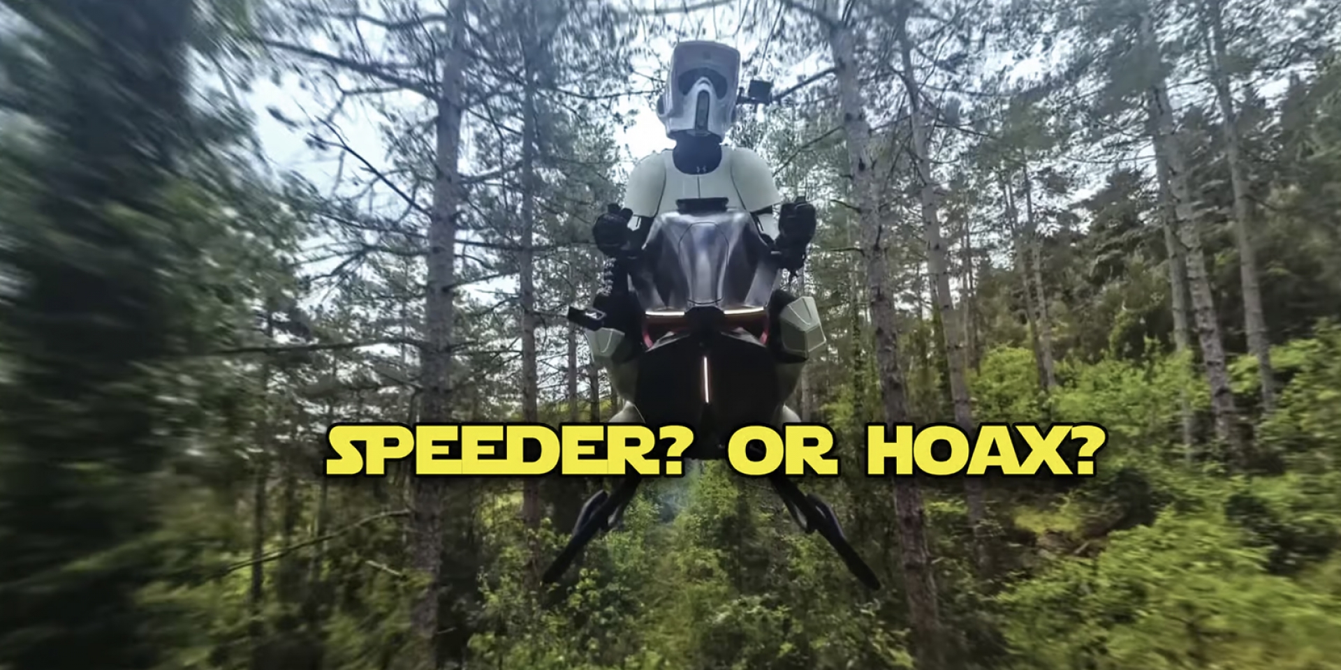 Volonaut Airbike超狂登場：真實版「星際大戰」飛行機車！森林飆速200公里，還有暴風兵加持！
