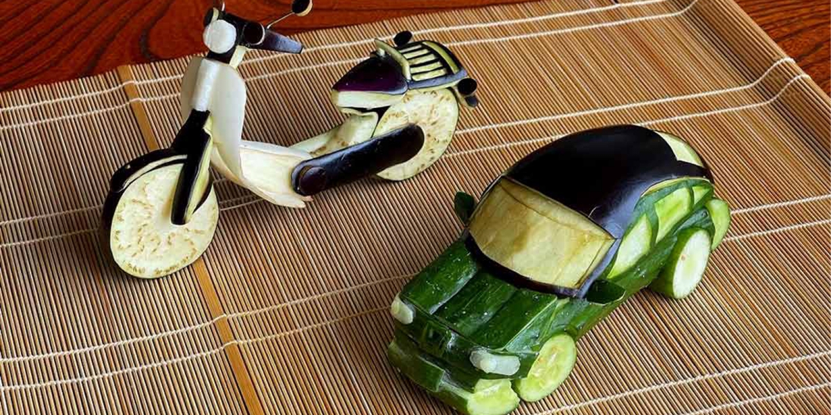 祭祖也要本田魂!HONDA製作茄子CUB、黃瓜CIVIC精靈馬