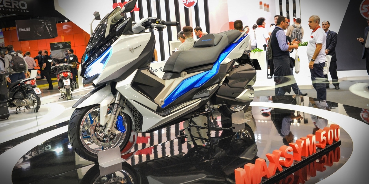 前進米蘭現場。SYM MAXSYM 500 概念車