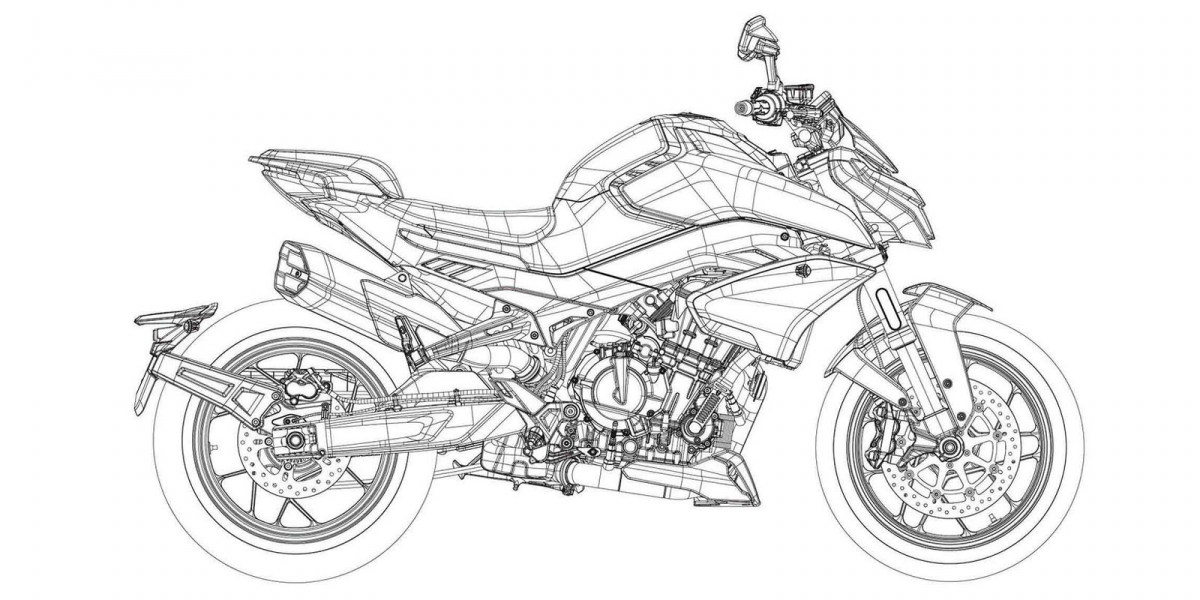 單搖臂、小翅膀消失!CFMOTO 800NK量產版專利圖曝光