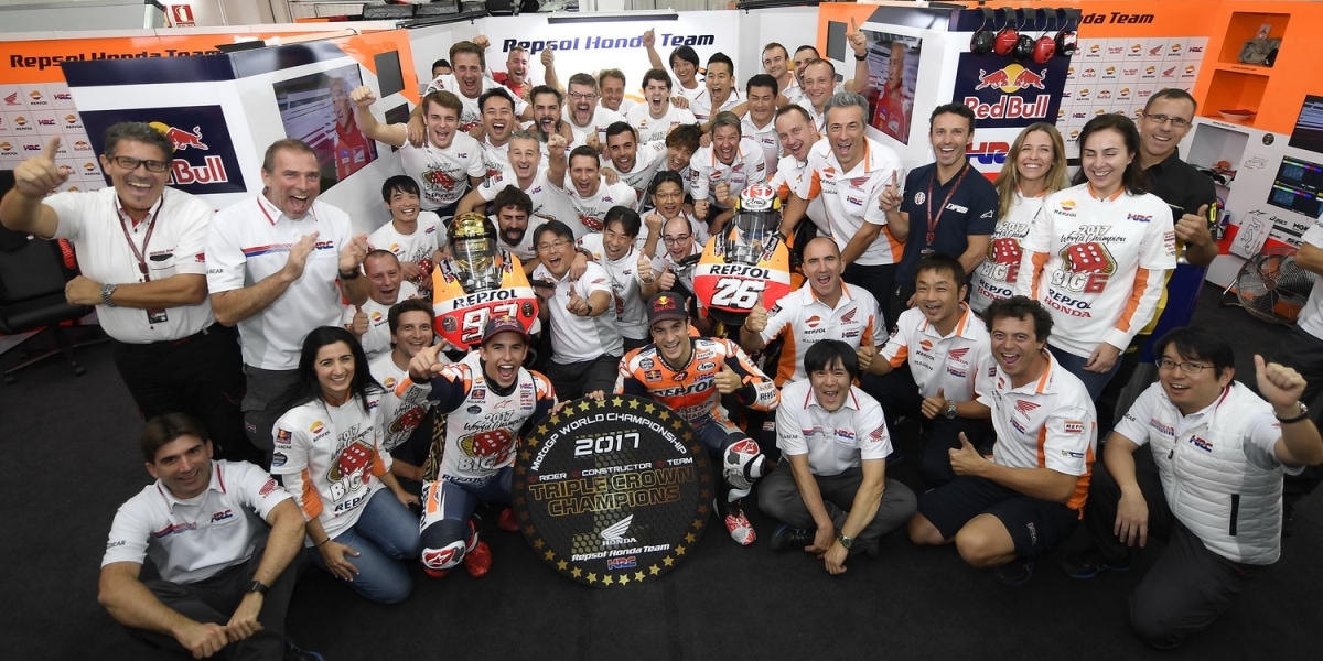 官方新聞稿。HONDA MotoGP Triple Crown三冠套貼限量送