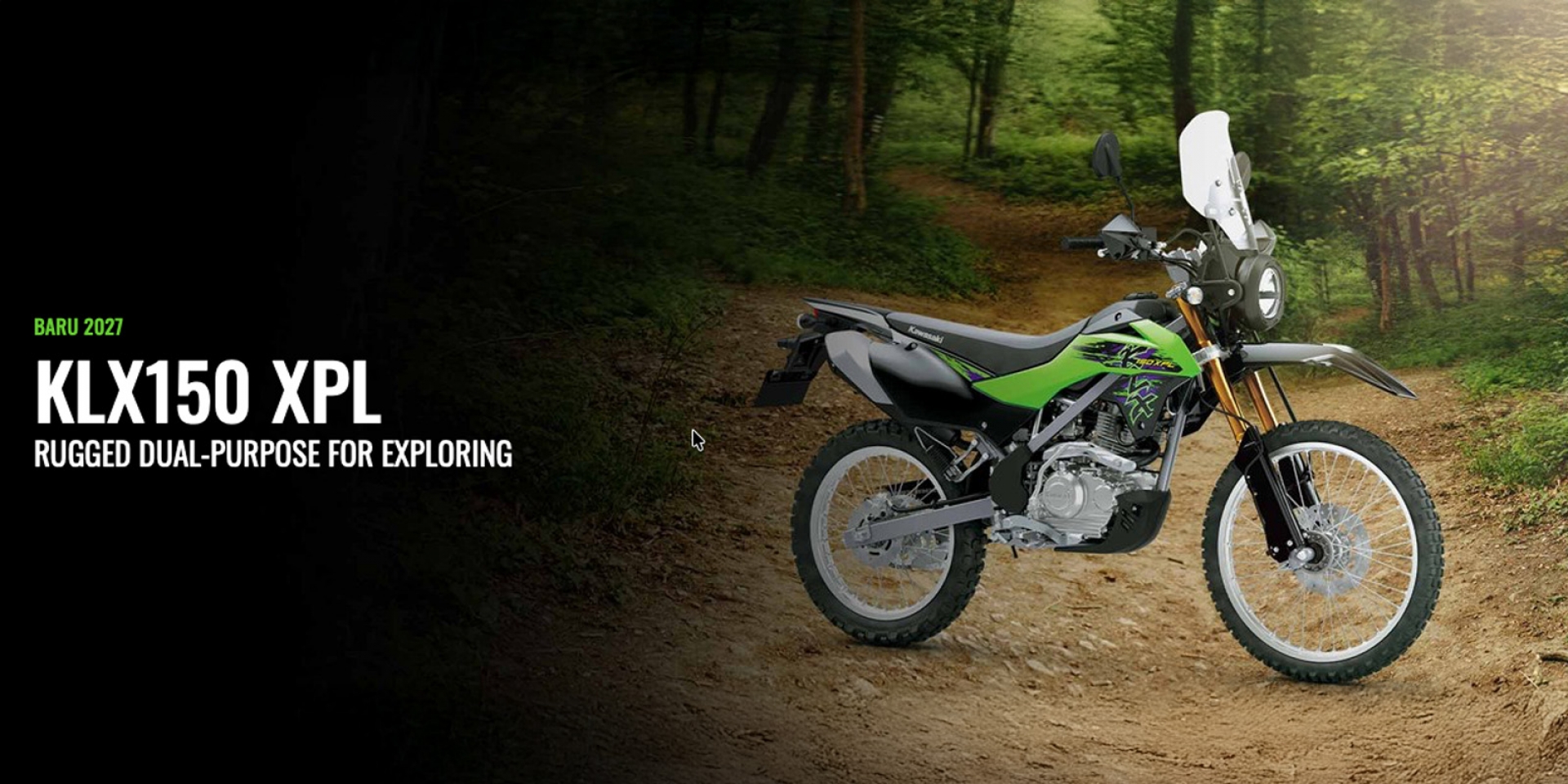 復古圓燈加防風大鏡！川崎 2027 年式 KLX150 XPL 印尼震撼發表，售價台幣僅 9.2 萬元起！