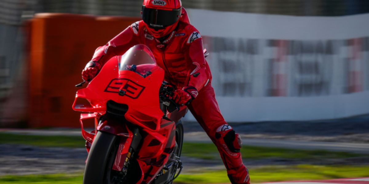 財...財神到?Marc Marquez一身大紅新戰袍登場Barcelona Test!