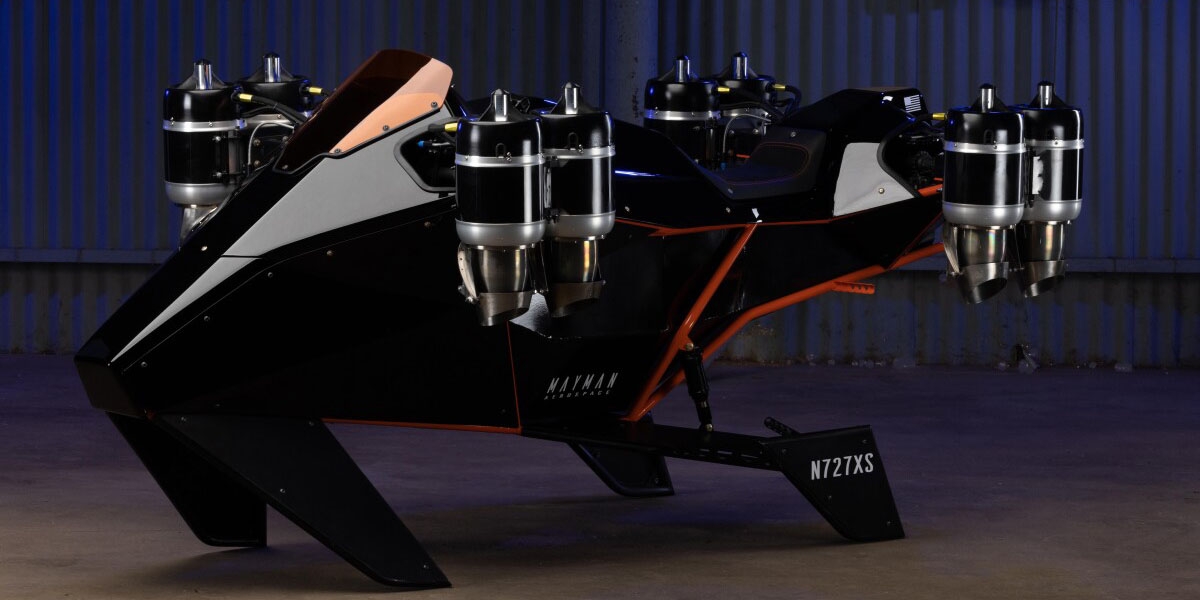 時速800公里飛天機車!Mayman Aerospace Speeder原型機曝光