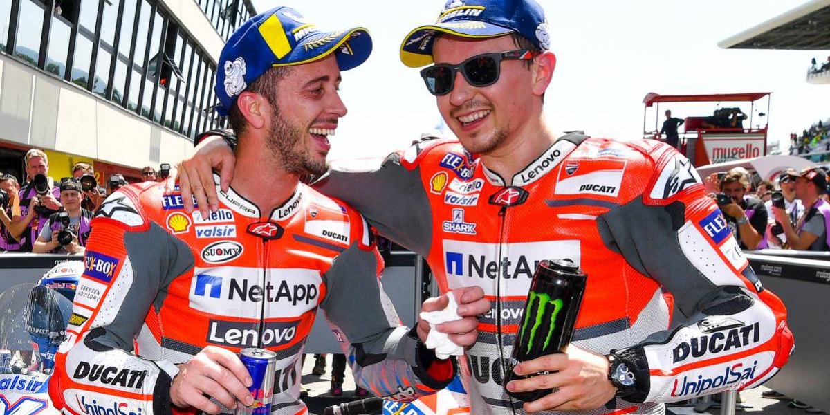 不跑最大,五路開嘴!Andrea Dovizioso:Lorenzo贏不了我!Jorege Lorenzo:但我薪水高你12倍!