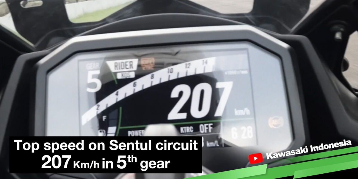 直線底時速207公里!KAWASAKI ZX-4RR 印尼賽道實測影片曝光