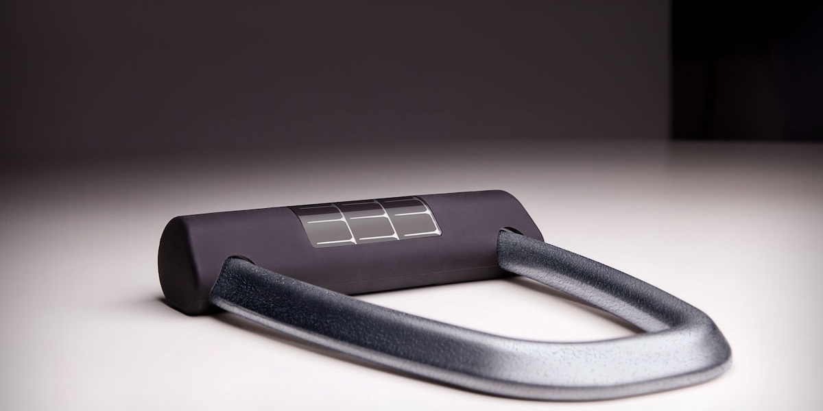 不需鑰匙的聰明大鎖。Ellipse Smart Bike Lock