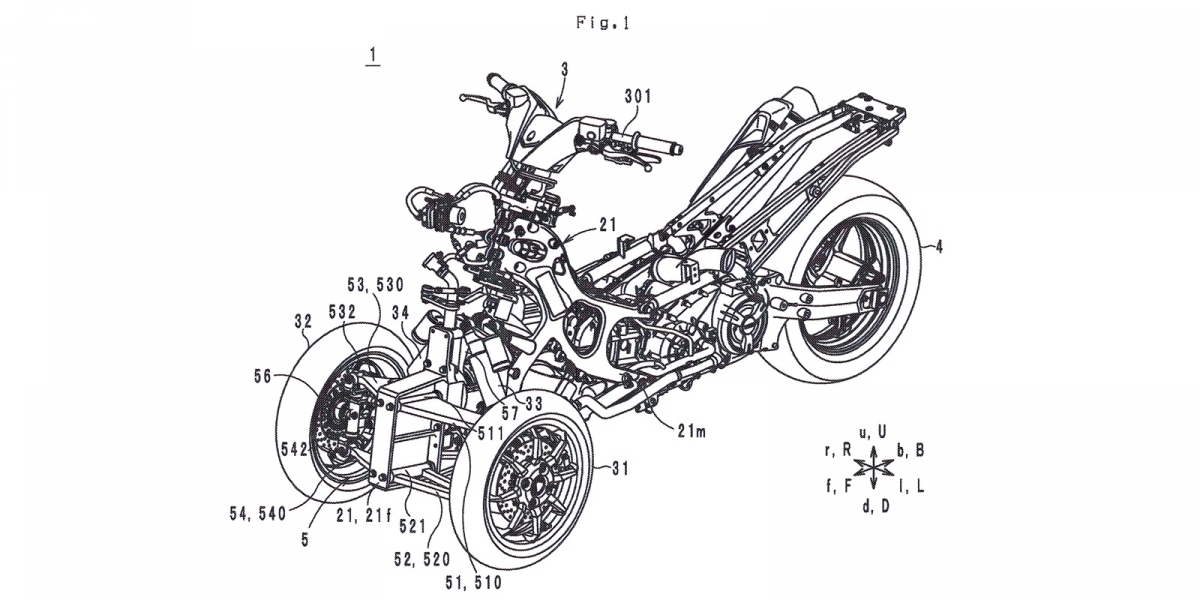 TMAX 560「三輪版」打造中?YAMAHA全新專利曝光,Tricity 560有望年底概念登場!
