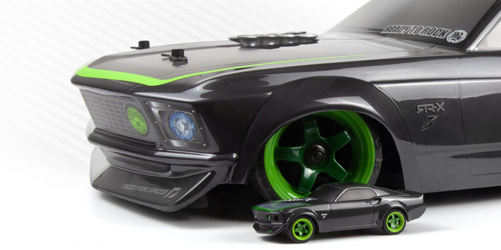 迷你野馬掀桌遊狂潮：HPI 1:64 Nano-TTR 1969 Ford Mustang RTR-X，桌面也能飆出大場面！