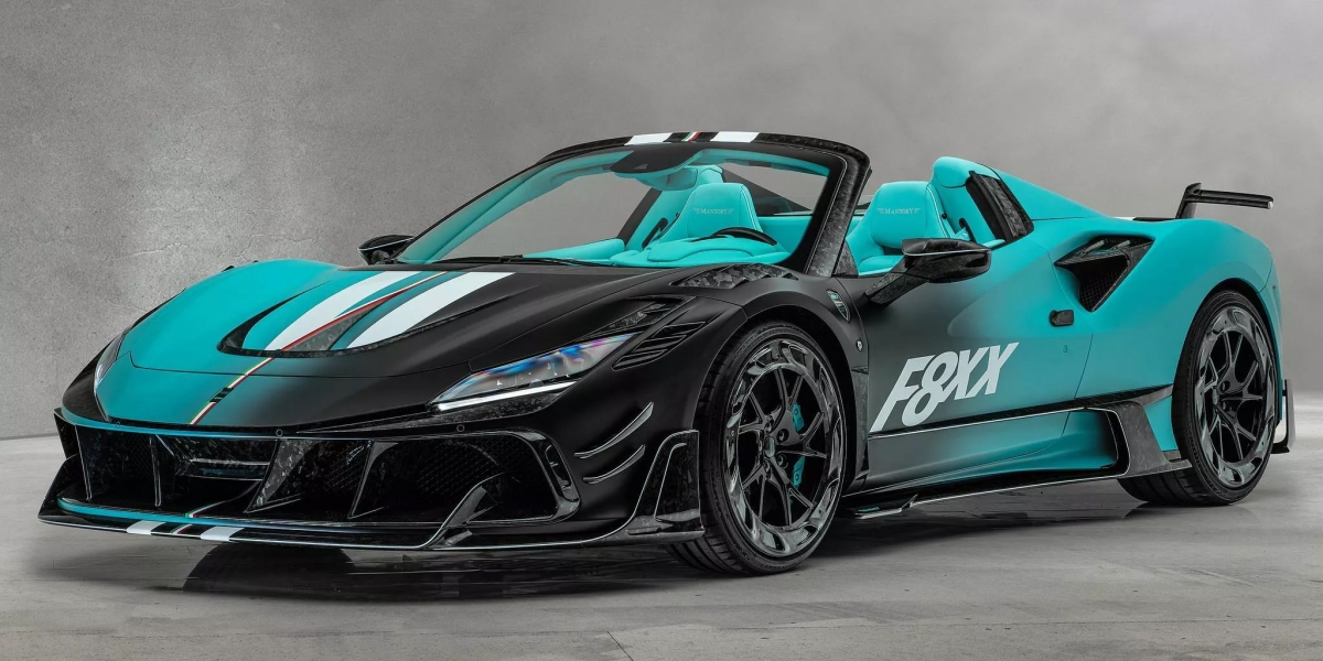 Mansory新作Ferrari F8 Spider,滿滿鍛造碳纖維