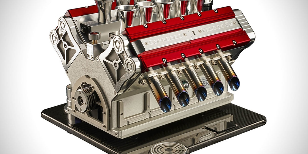 用超跑引擎煮咖啡。Espresso Veloce Serie Titanio 500