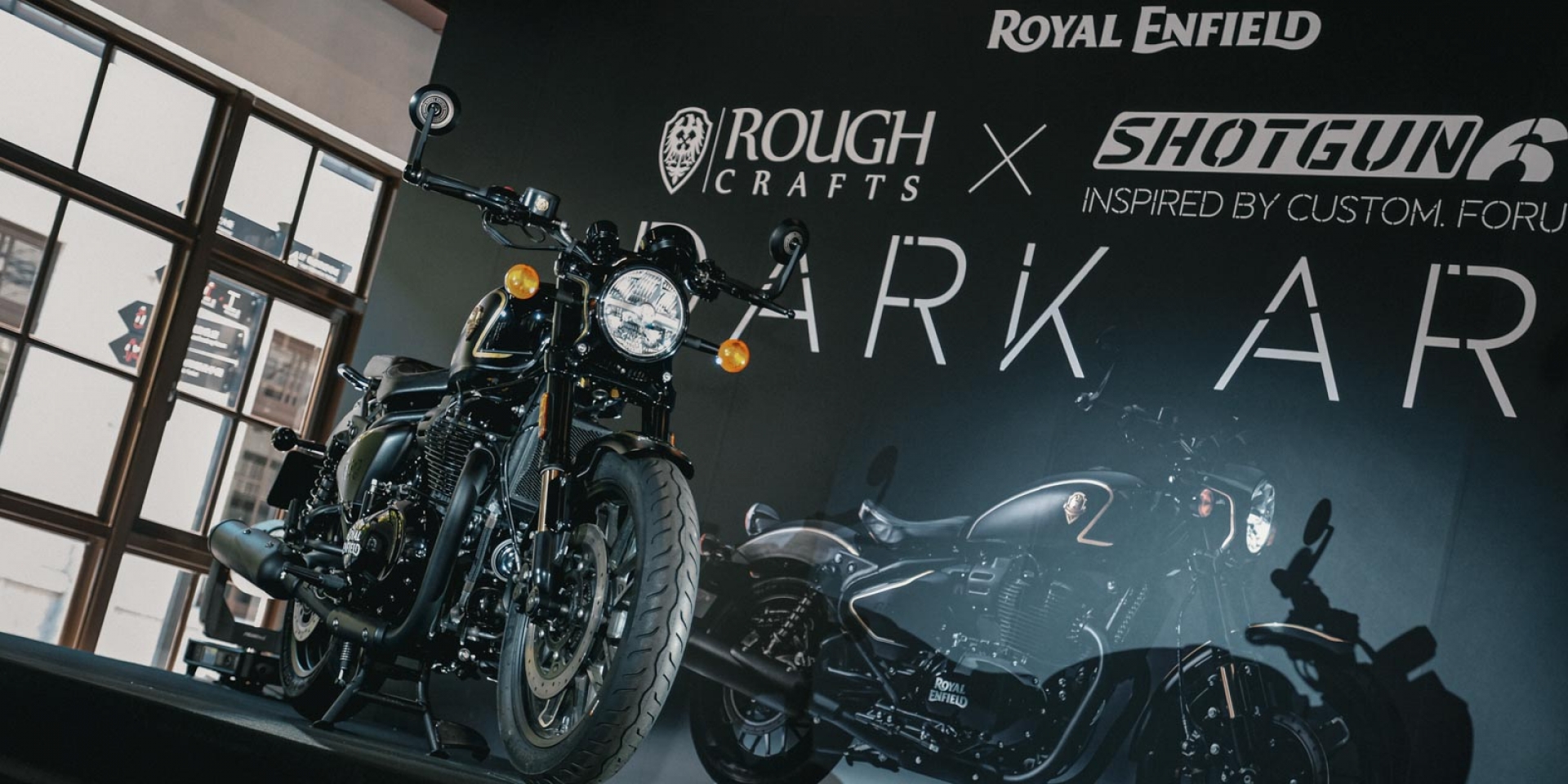 揉合黑金美學的極致工藝！Royal Enfield Shotgun 650 x ROUGH CRAFTS 台灣唯一編號53特仕版正式交車