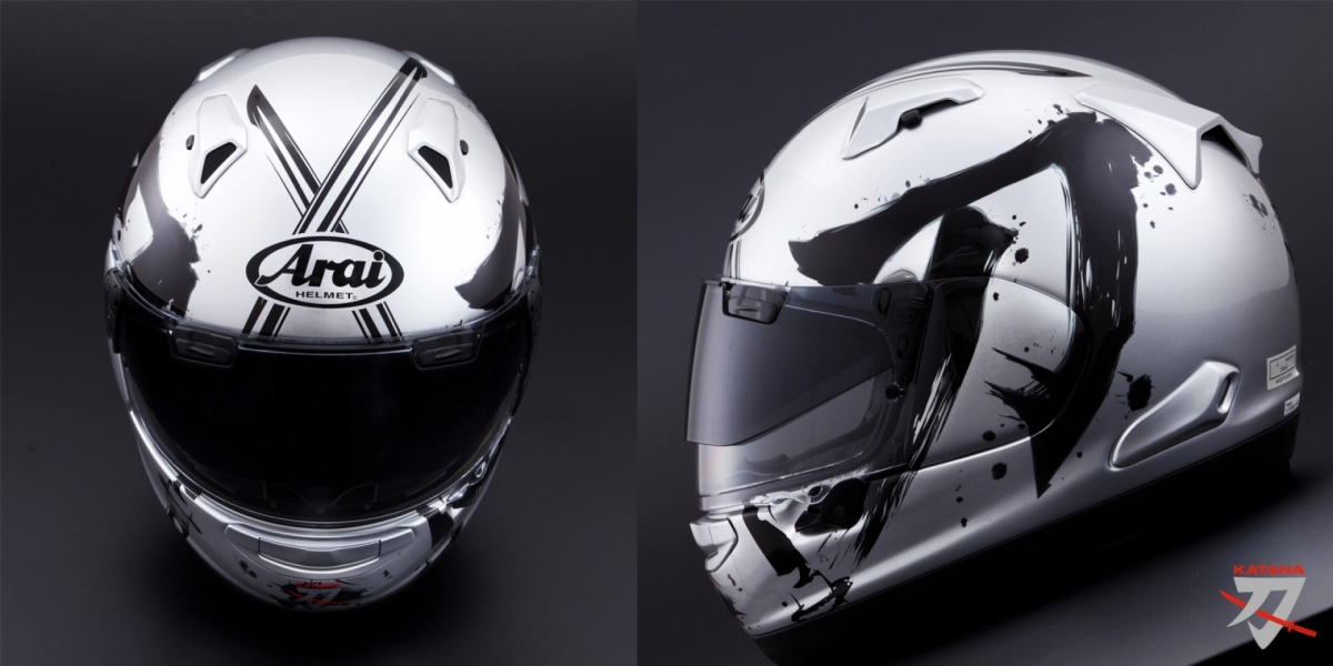 網站給你,趕快買! Arai ASTRAL-X KATANA限量特別版再現!