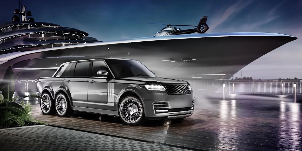 T.Fotiadis Design九月發表,三根軸、六顆輪的Range Rover