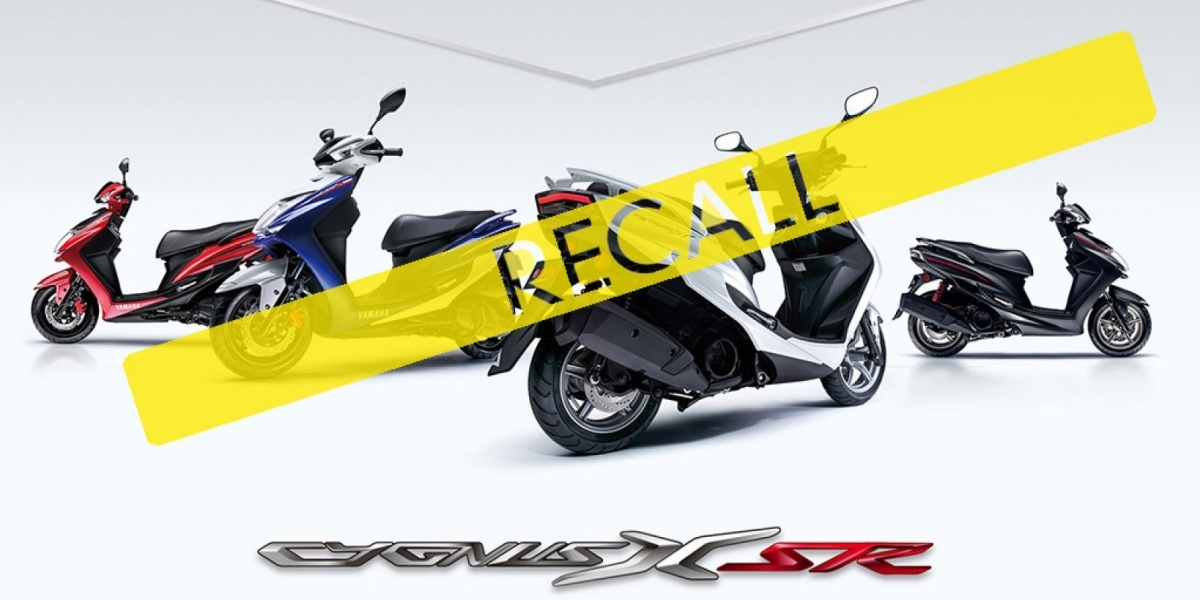 日本YAMAHA CYGNUS-X SR宣布招回