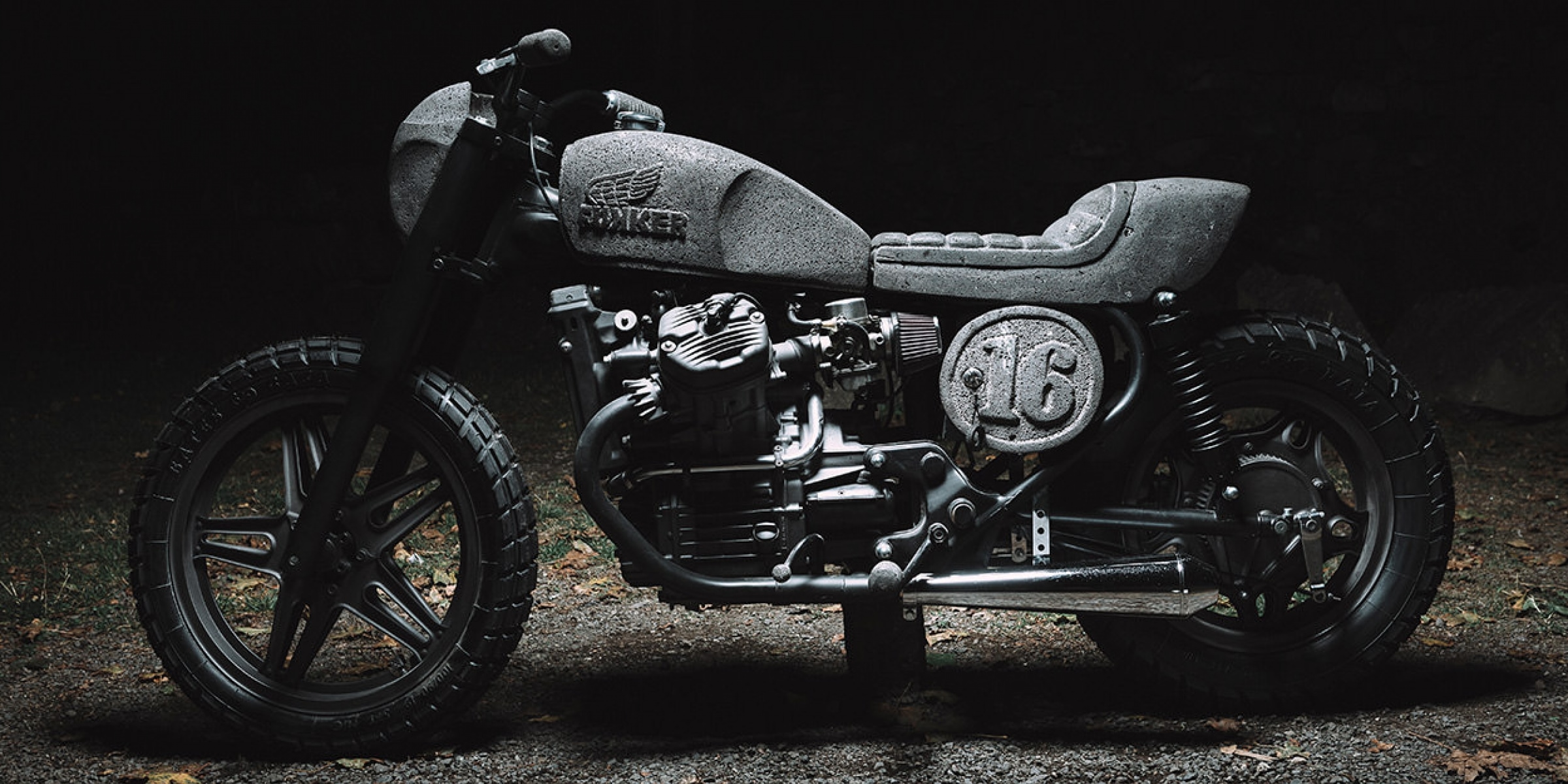 超狂石頭車!1982 Honda CX500 Stone Motorcycle