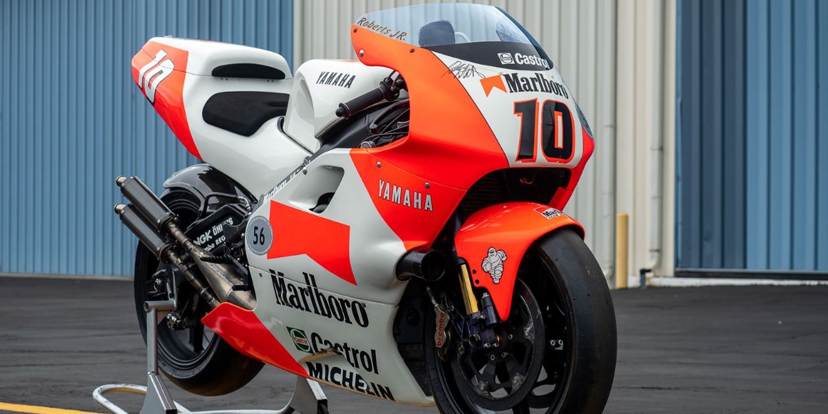 二行程GP廠車千萬有找!Kenny Roberts Jr YAMAHA YZR500 OWJ1 999萬賣出