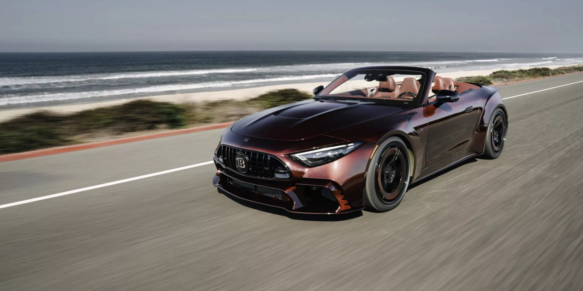 Brabus Rocket GTC DEEP RED 全球首演：獵跑化身敞篷，極致張揚的 985 匹暴力美學