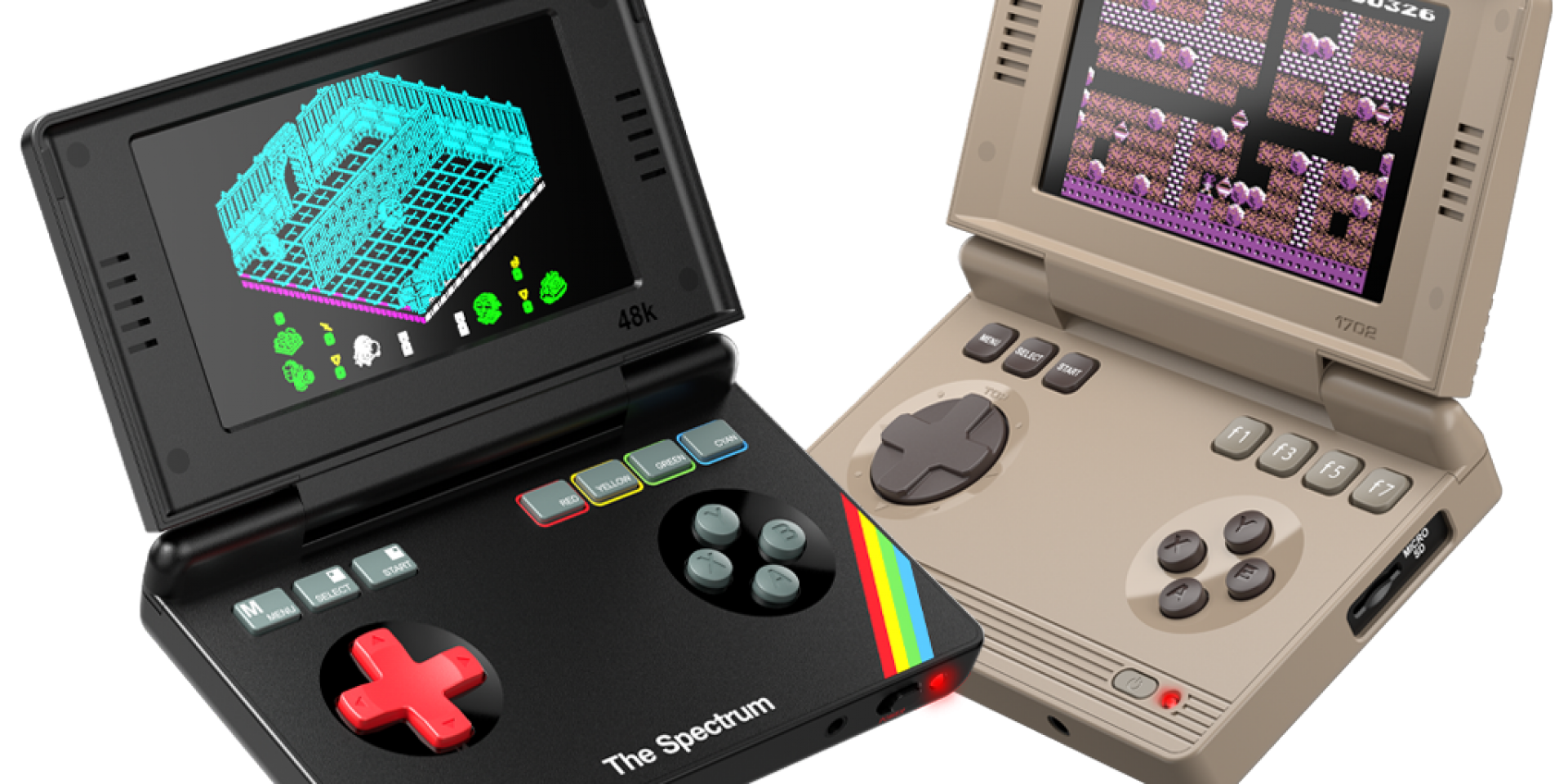 80年代傳奇電腦變掌機！Evercade把C64和ZX Spectrum塞進翻蓋機身，各預載25款原版遊戲