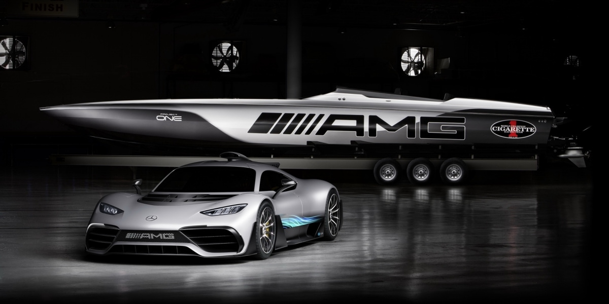 源自Mercedes-AMG Project One的靈感,擁有3,100hp的Cigarette Racing 515遊艇