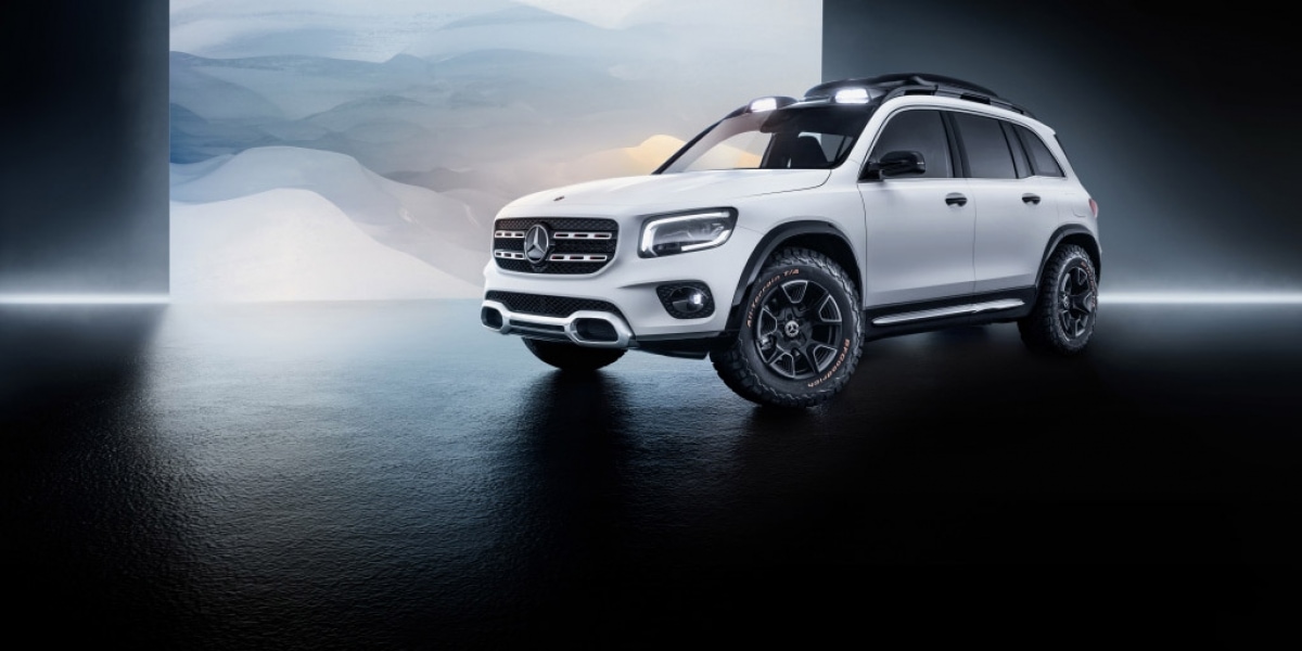 粗獷、方正7人座三芒星,Mercedes-Benz Concept GLB上海車展亮相