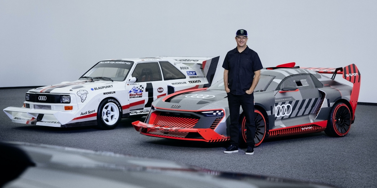 Ken Block改開電動Audi S1 e-tron quattro Hoonitron拍影片