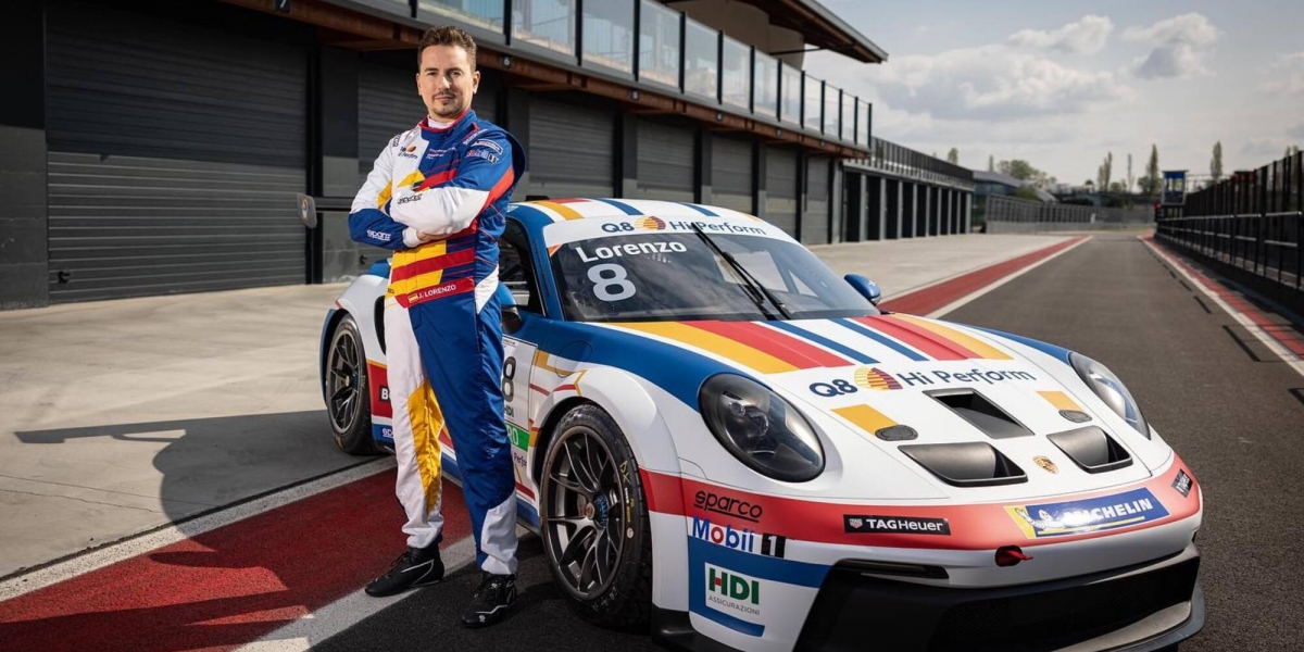 摩托公道伯也變心?Jorge Lorenzo將以正式車手身分駕駛PORSCHE Carrera參賽!