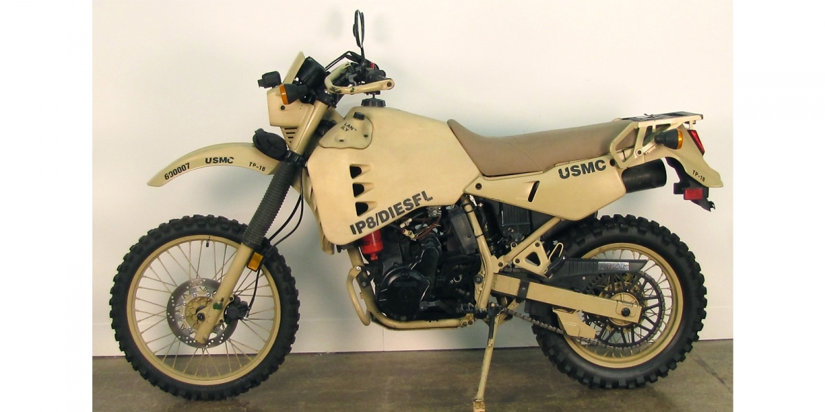 怪騎物語。美國海軍陸戰隊限定,KAWASAKI KLR650「M1030M1」柴油軍用款