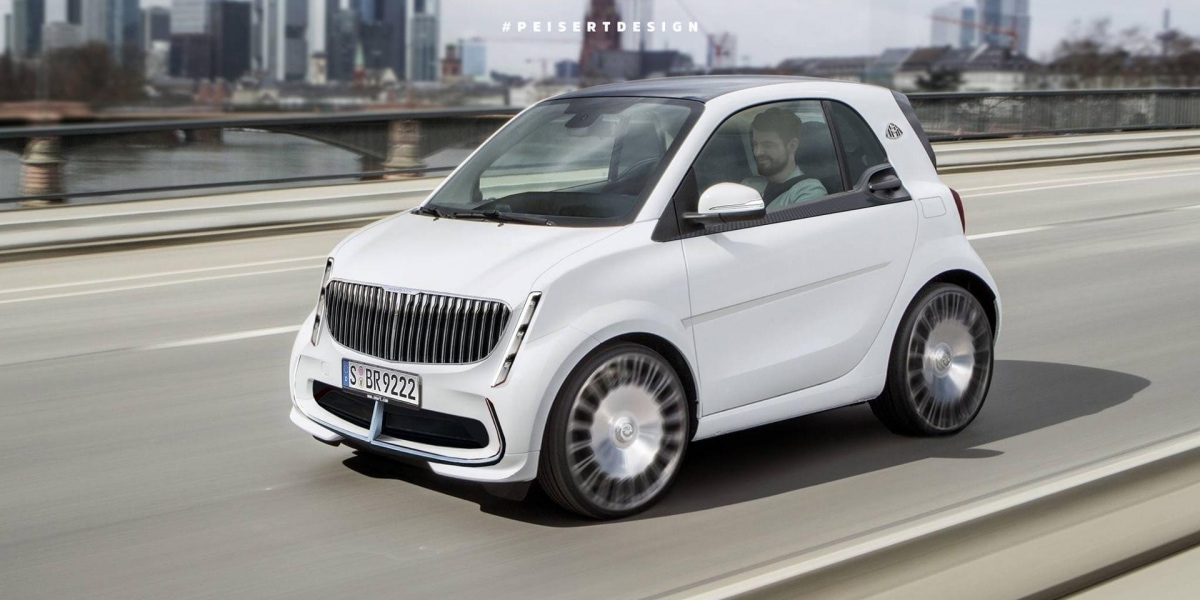 Maybach跨刀製作?smart小車也有奢華感受